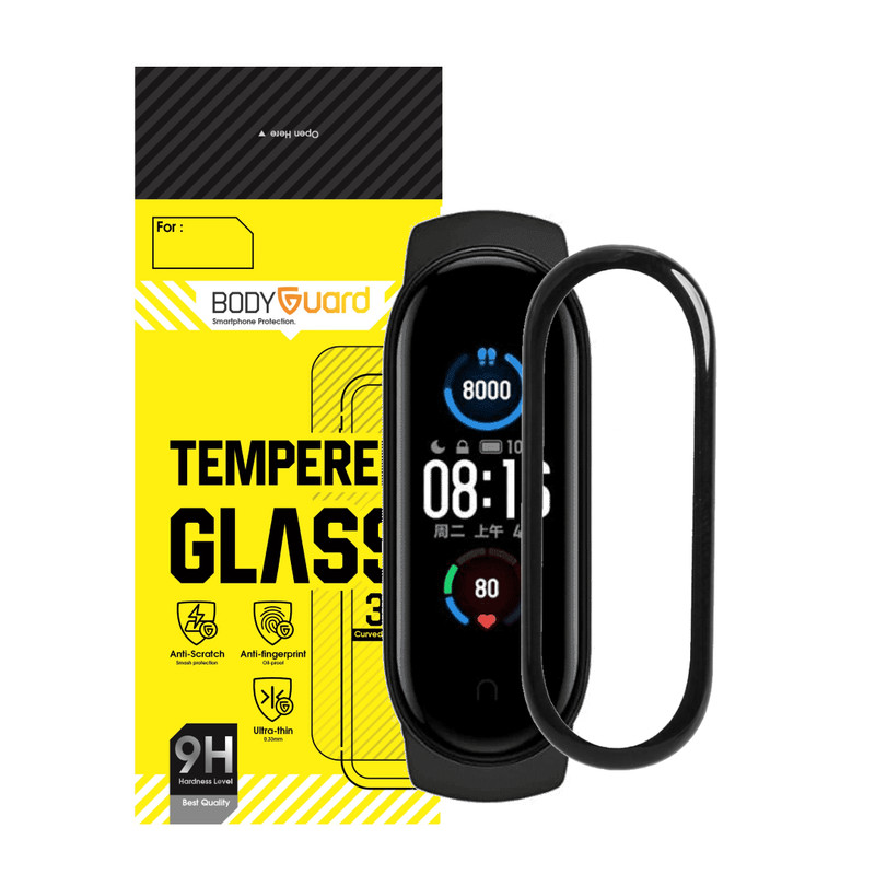 محافظ صفحه نمایش بادیگارد Mi5 مناسب برای ساعت هوشمند شیائومی Mi Band 5