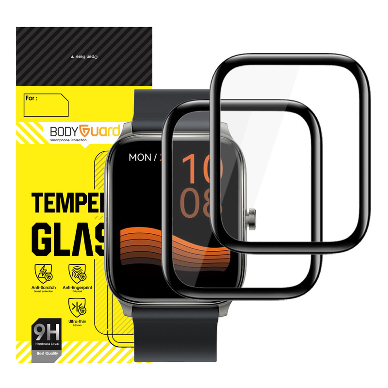 محافظ صفحه نمایش بادیگارد مدل PMMA مناسب برای ساعت هوشمند هایلو GST بسته 2 عددی