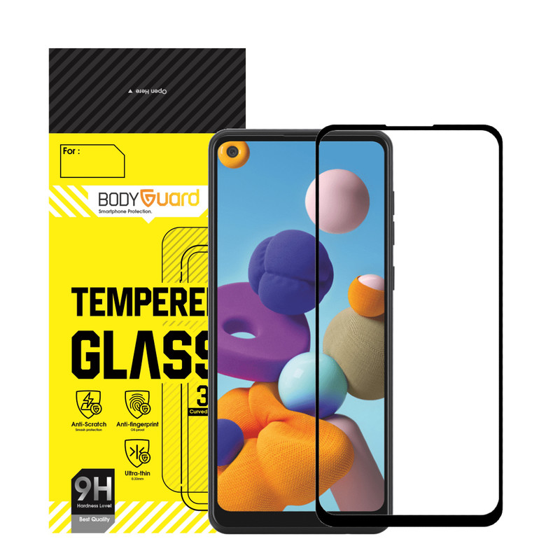 محافظ صفحه نمایش بادیگارد مدل FS مناسب برای گوشی موبایل سامسونگ Galaxy A11