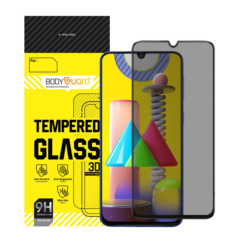 محافظ صفحه نمایش حریم شخصی بادیگارد مدل PS مناسب برای گوشی موبایل سامسونگ Galaxy M31