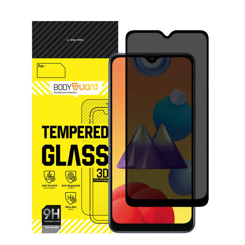 محافظ صفحه نمایش حریم شخصی بادیگارد مدل PS مناسب برای گوشی موبایل سامسونگ Galaxy M01s