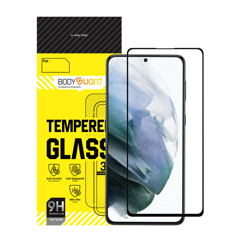 محافظ صفحه نمایش شیشه ای بادیگارد مدل FS مناسب برای گوشی موبایل سامسونگ Galaxy S22 Plus