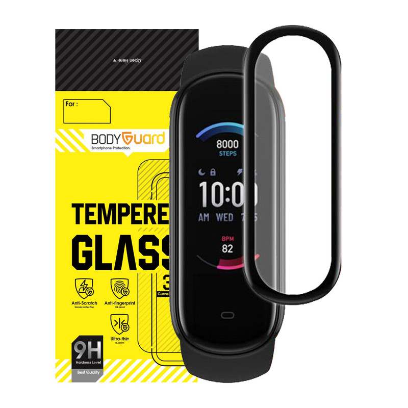 محافظ صفحه نمایش بادیگارد مدل PMMA مناسب برای ساعت هوشمند امیزفیت Amazfit Band 5