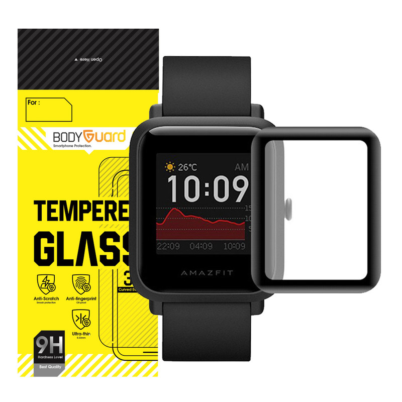 محافظ صفحه نمایش بادیگارد مدل PMMA مناسب برای ساعت هوشمند امیزفیت Amazfit Bip S