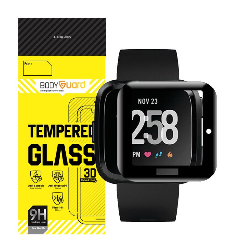 محافظ صفحه نمایش بادیگارد مدل PMMA مناسب برای ساعت هوشمند فیت بیت Versa SE