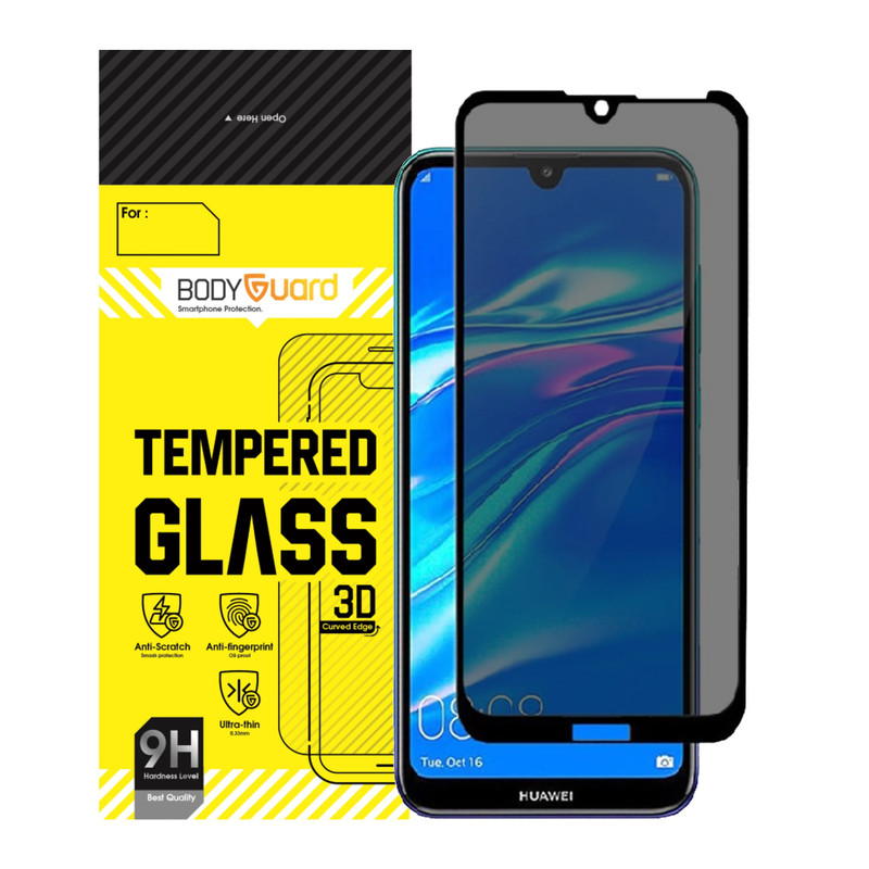 محافظ صفحه نمایش حریم شخصی بادیگارد مدل PH مناسب برای گوشی موبایل هوآوی Y7 Pro 2019