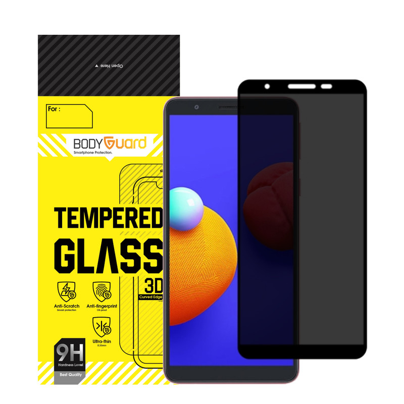 محافظ صفحه نمایش حریم شخصی بادیگارد مدل PS مناسب برای گوشی موبایل سامسونگ Galaxy M01 Core