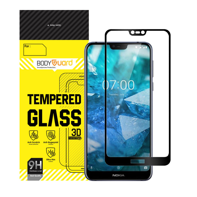 محافظ صفحه نمایش بادیگارد مدل FN مناسب برای گوشی موبایل نوکیا 7.1
