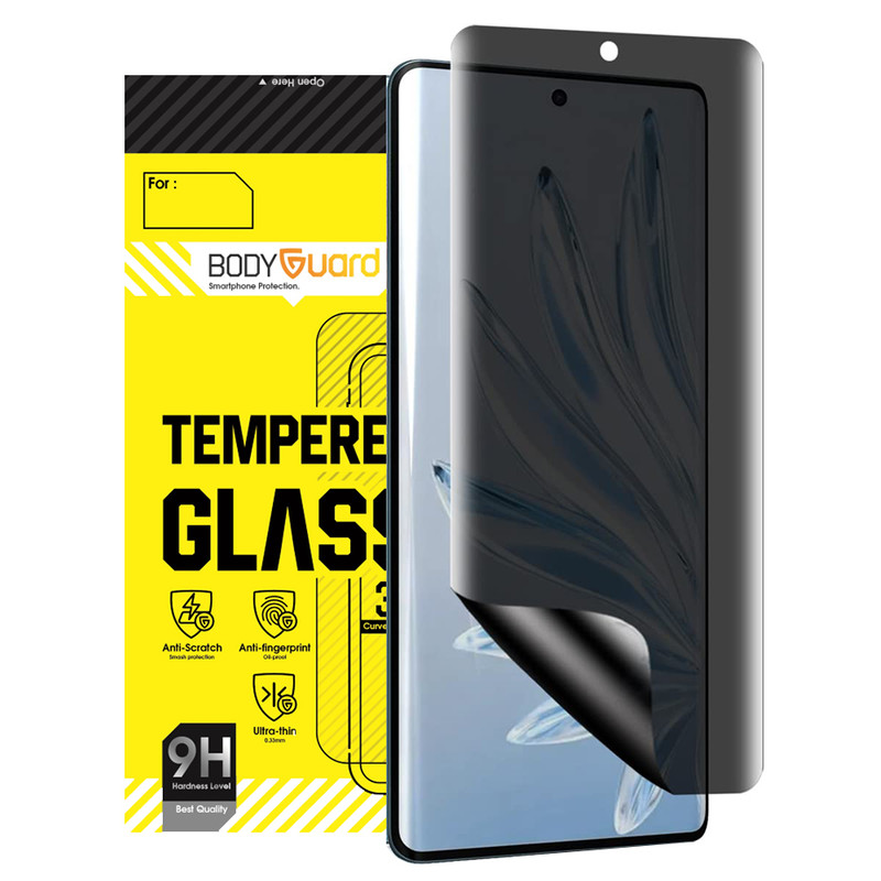 محافظ صفحه نمایش حریم شخصی بادیگارد مدل HydroGel مناسب برای گوشی موبایل آنر X9a