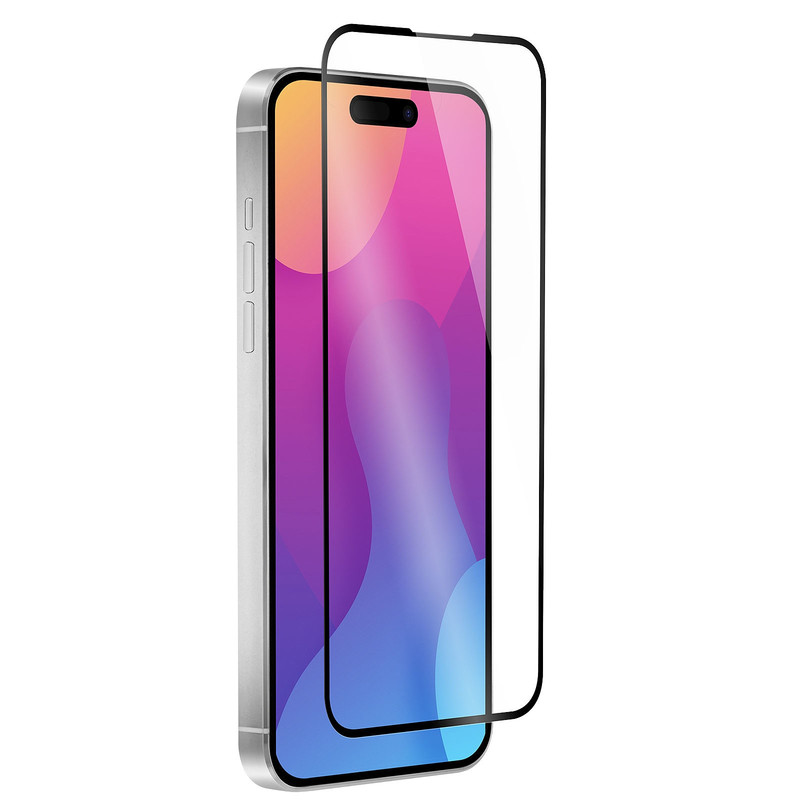 محافظ صفحه نمایش شیشه ای بادیگارد مدل FIP مناسب برای گوشی موبایل اپل iPhone 15 Plus