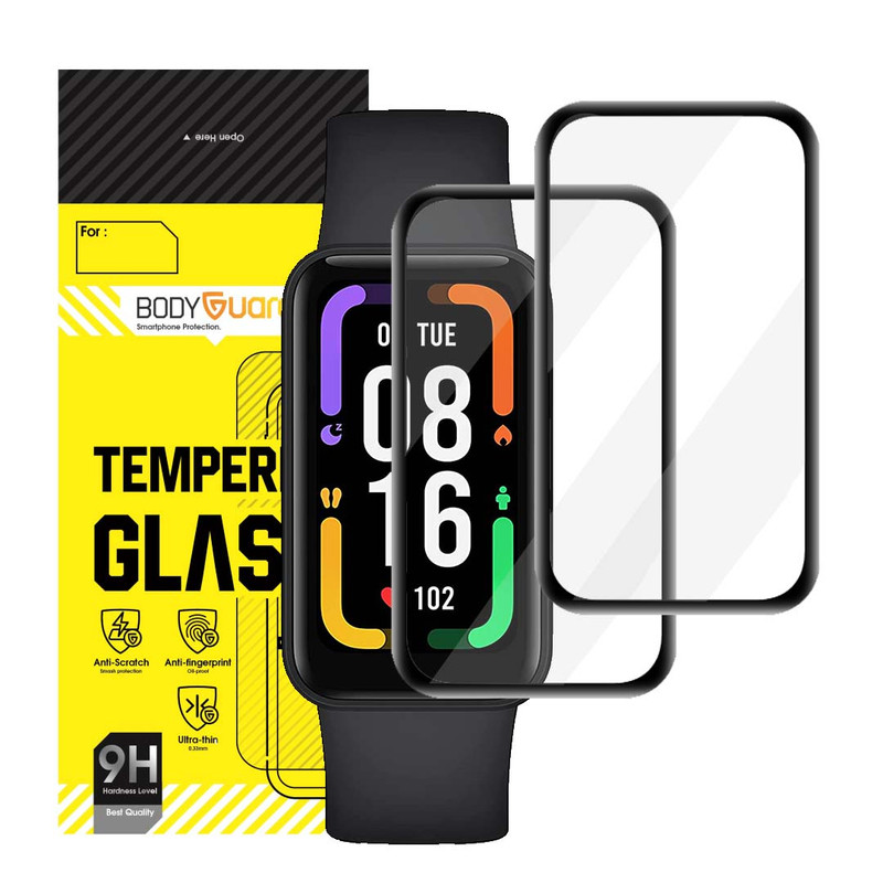 محافظ صفحه نمایش بادیگارد مدل PMMA مناسب برای ساعت هوشمند شیائومی Redmi Band Pro بسته 2 عددی