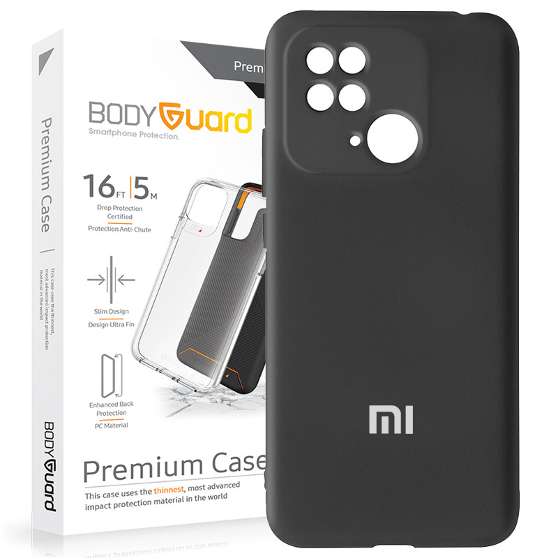 کاور بادیگارد مدل سیلیکونی مناسب برای گوشی موبایل شیائومی Redmi 10C