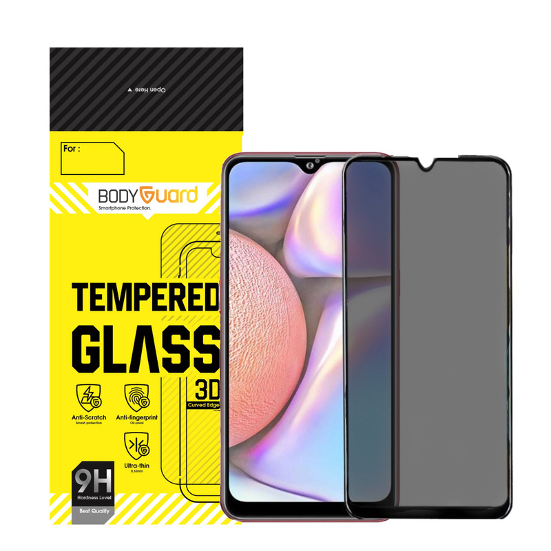 محافظ صفحه نمایش حریم شخصی بادیگارد مدل PS مناسب برای گوشی موبایل سامسونگ Galaxy A10S