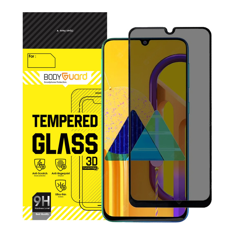 محافظ صفحه نمایش حریم شخصی بادیگارد مدل PS مناسب برای گوشی موبایل سامسونگ Galaxy M30S