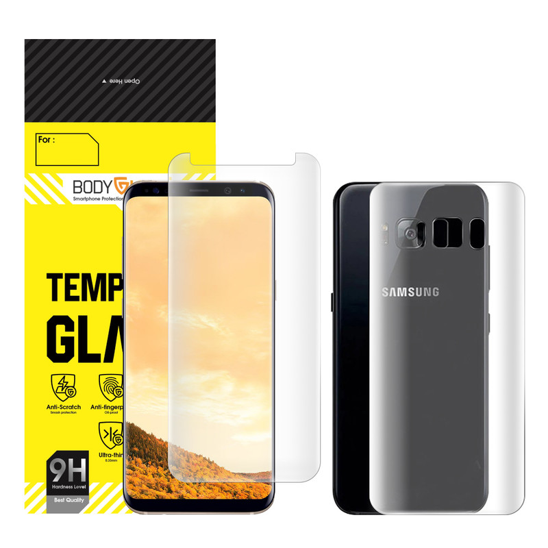 محافظ صفحه نمایش مات بادیگارد مدل HydroGel مناسب برای گوشی موبایل سامسونگ Galaxy S9 به همراه محافظ پشت گوشی