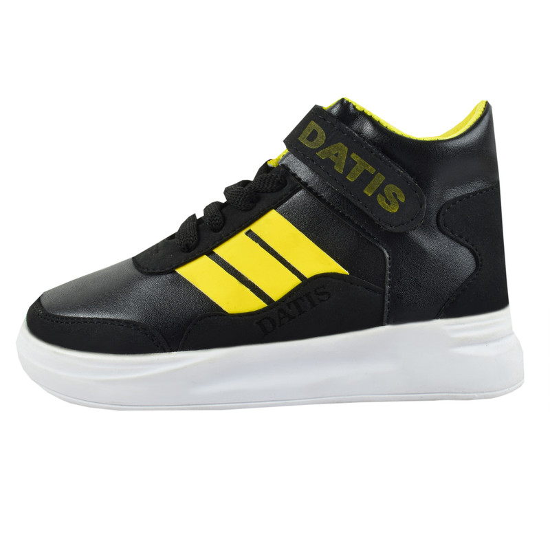 نیم بوت پسرانه مدل ساقدار سه خط BK.3562