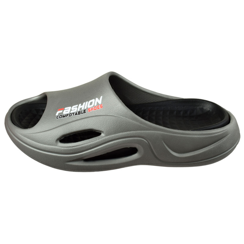 دمپایی مردانه پاپا مدل فشن کامفتبل GRY.1928