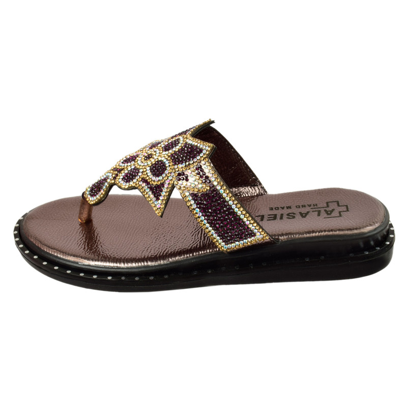 دمپایی لاانگشتی زنانه مدل خلیجی کد BNF.4241