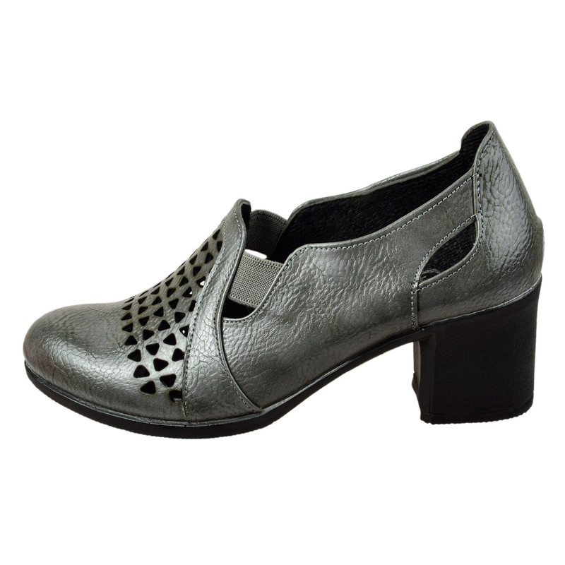 کفش پاشنه‌دار زنانه مدل ماریا تابستانی کد GRY.4190
