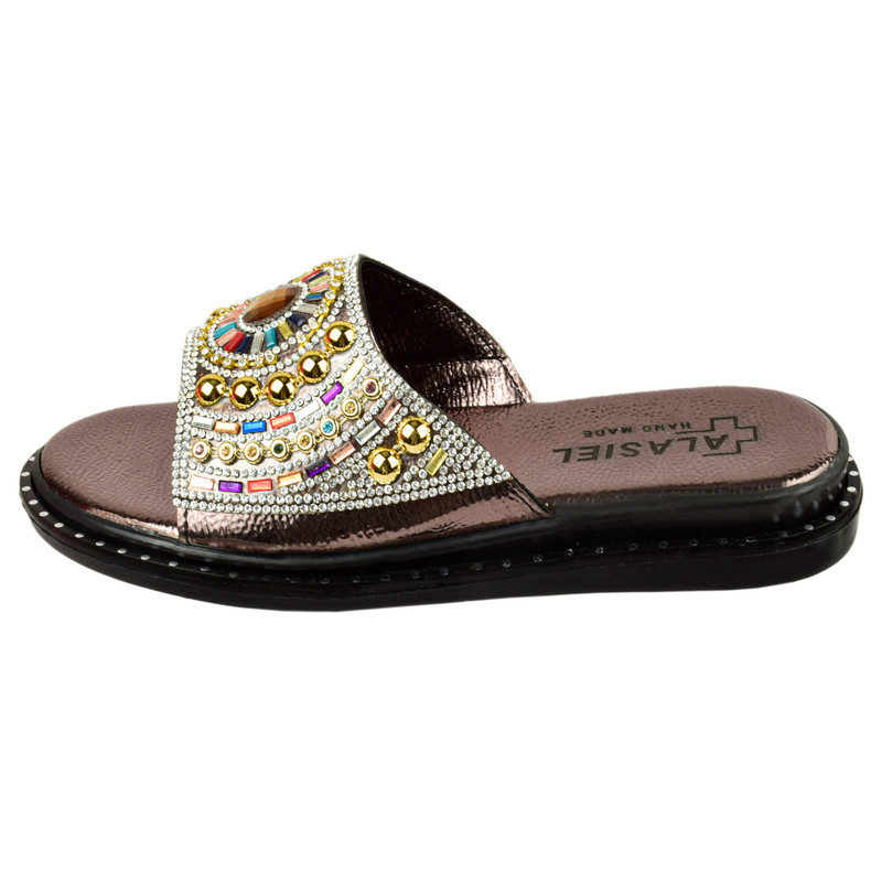 صندل زنانه علاسیل مدل خلیجی دست دوز کد BK.4240