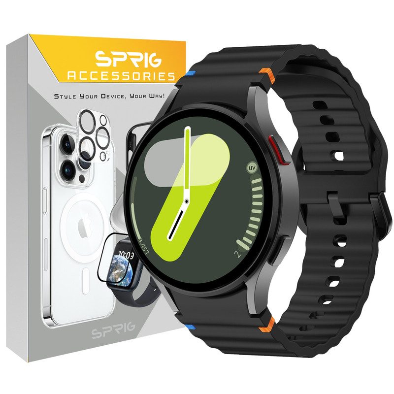 بند اسپریگ مدل Silic NewV مناسب برای ساعت هوشمند سامسونگ Galaxy Watch 7 40mm / 7 44mm