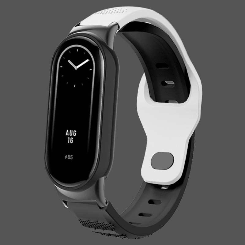 بند اسپریگ مدل Spig Sport BW مناسب برای ساعت هوشمند شیائومی Mi band 8/9