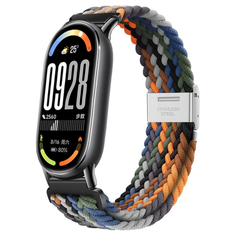 بند اسپریگ مدل Braided SGK مناسب برای ساعت هوشمند شیائومی Mi band 10