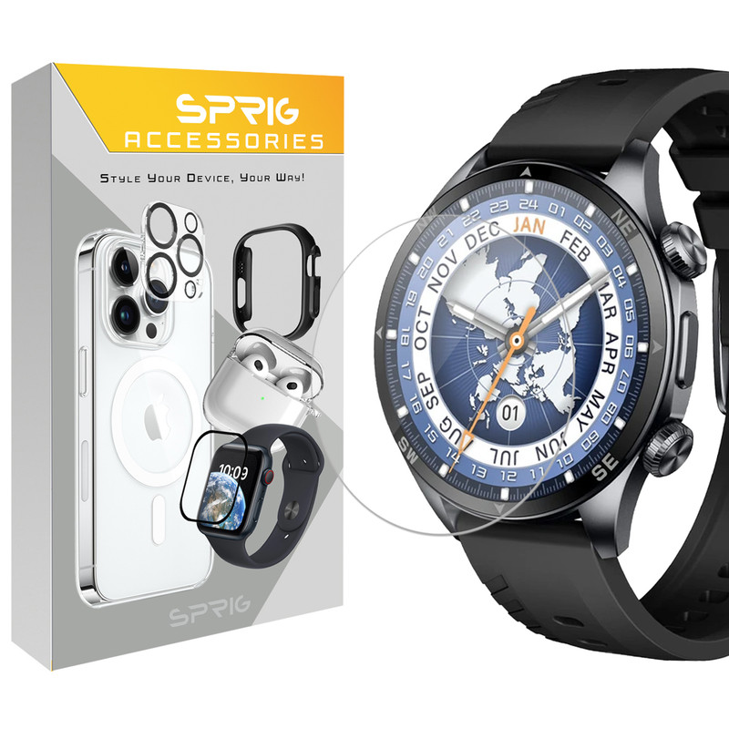 محافظ صفحه نمایش شیشه ای اسپریگ مدل SPG مناسب برای ساعت هوشمند گلوریمی GX SPORT