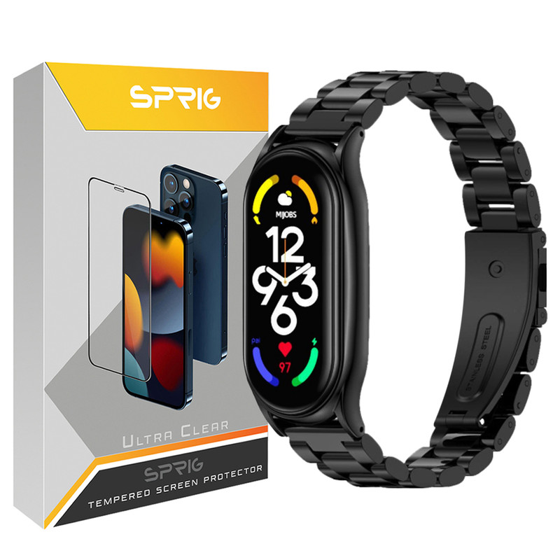 بند اسپریگ مدل 3Bead مناسب برای ساعت هوشمند شیائومی Mi Band 9