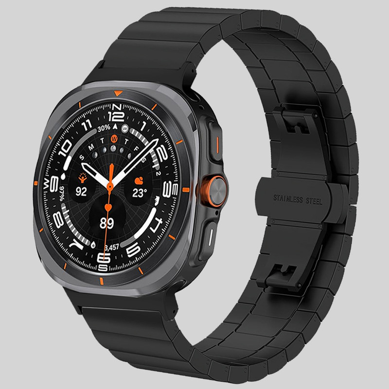 بند اسپریگ مدل Link Swatch مناسب برای ساعت هوشمند سامسونگ Galaxy Watch 7 Ultra 47mm