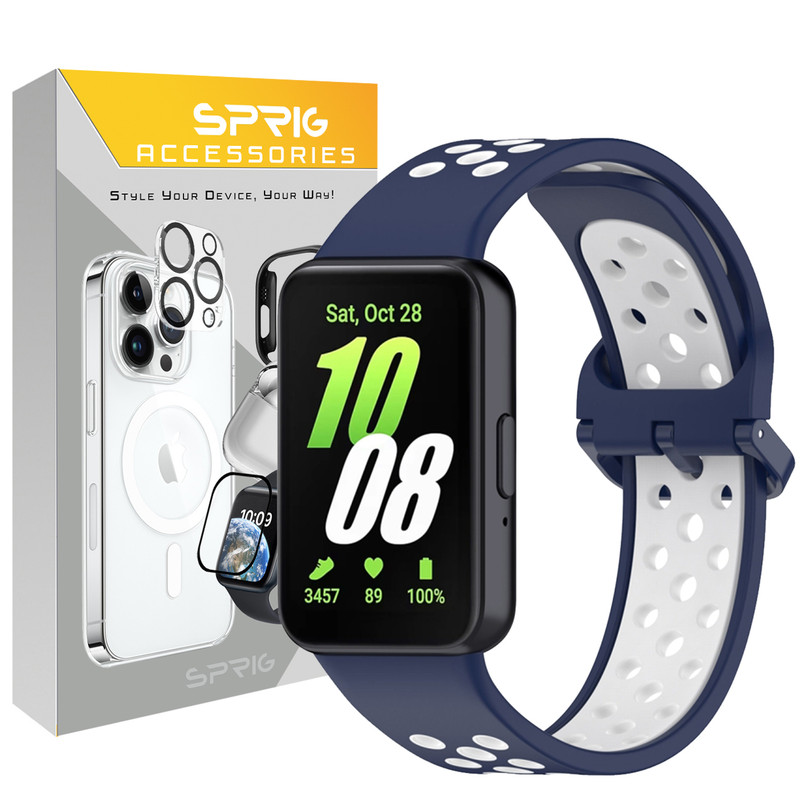 بند اسپریگ مدل Special DualC NK مناسب برای ساعت هوشمند سامسونگ Galaxy Fit 3 30mm