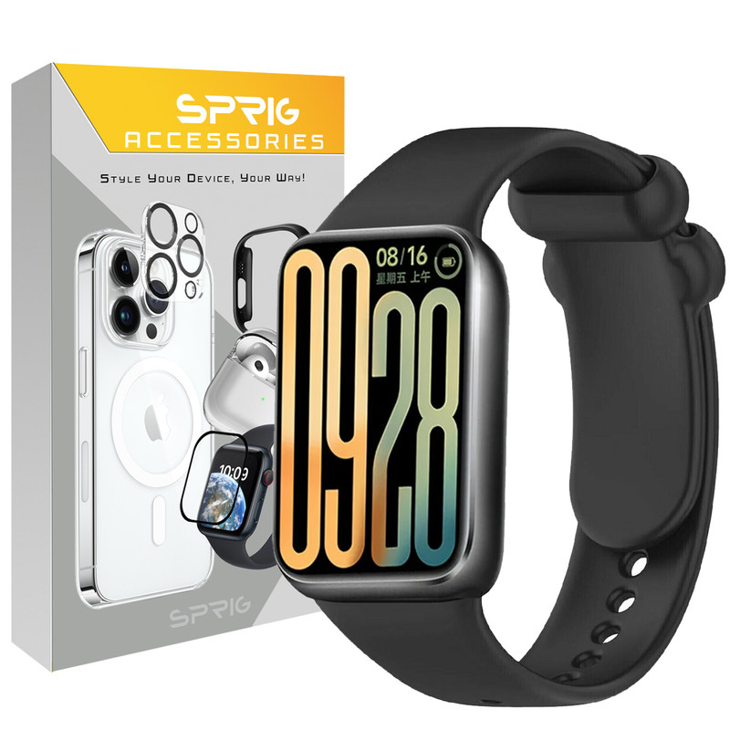 بند اسپریگ مدل PUFF مناسب برای ساعت هوشمند شیائومی Mi band 9 Pro