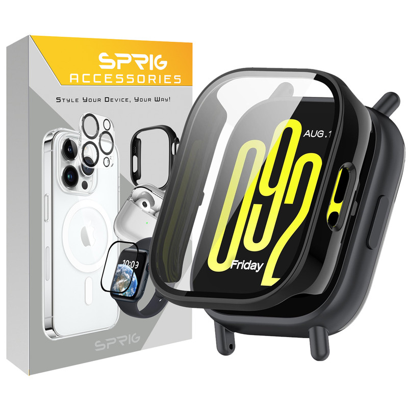 کاور اسپریگ مدل Hard Protection مناسب برای ساعت هوشمند شیائومی Redmi Watch 5 Active