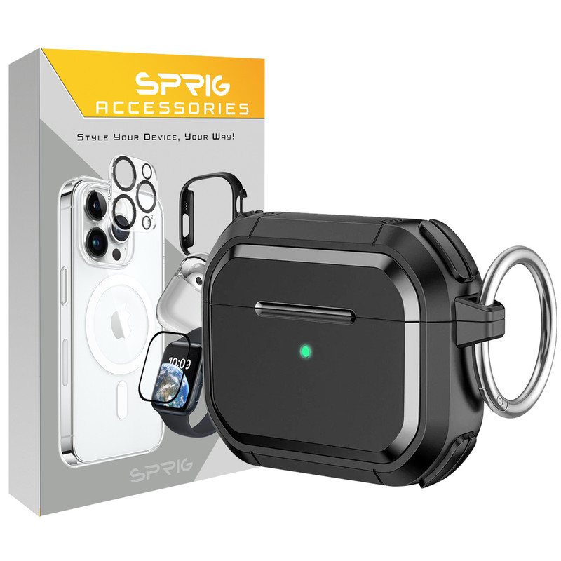 کاور اسپریگ مدل Eggshell-SMP مناسب برای کیس اپل AirPods 4