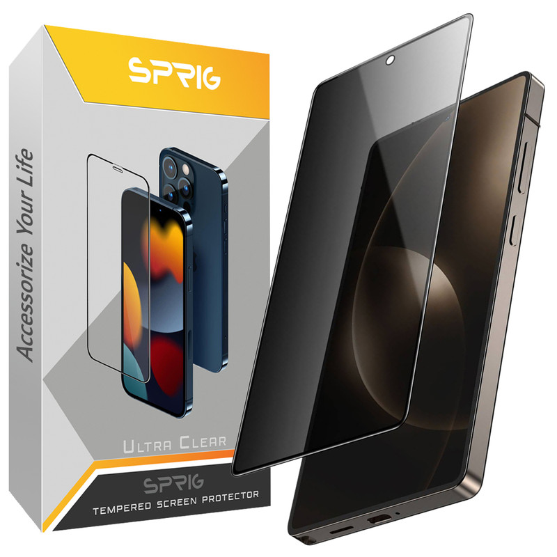 محافظ صفحه نمایش حریم شخصی اسپریگ مدل Privacy مناسب برای گوشی موبایل سامسونگ Galaxy S24 Ultra