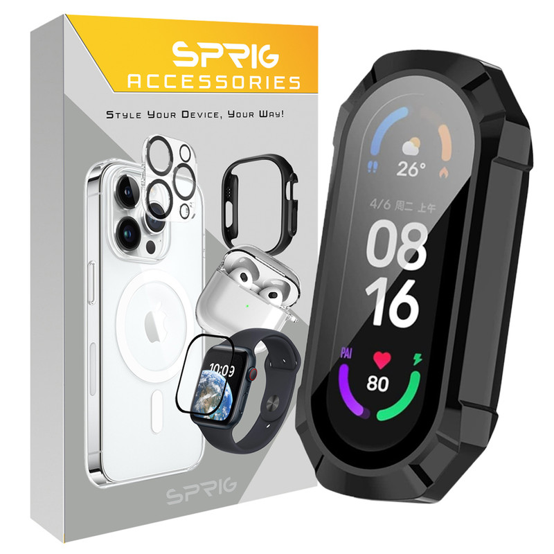 کاور اسپریگ مدل Hard Protection مناسب برای ساعت هوشمند شیائومی Mi Band 7