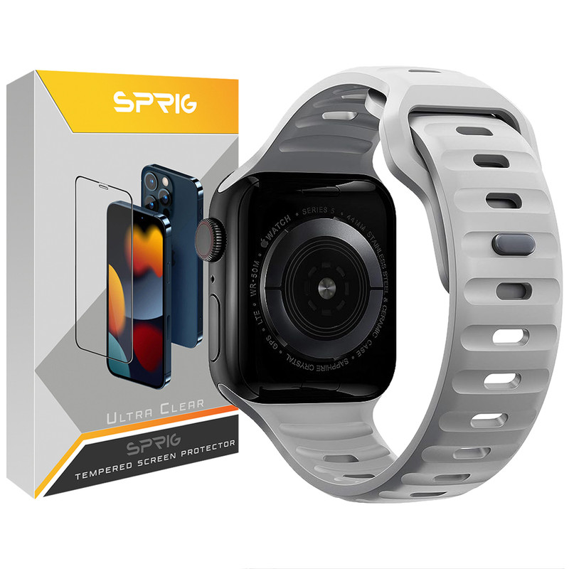 بند اسپریگ مدل Spig Sport strap مناسب برای اپل واچ 42 / 44 / 45 / 49 میلی متر