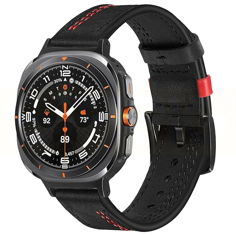 بند اسپریگ مدل Leather ORIGI مناسب برای ساعت هوشمند سامسونگ Galaxy Watch 7 Ultra 47mm