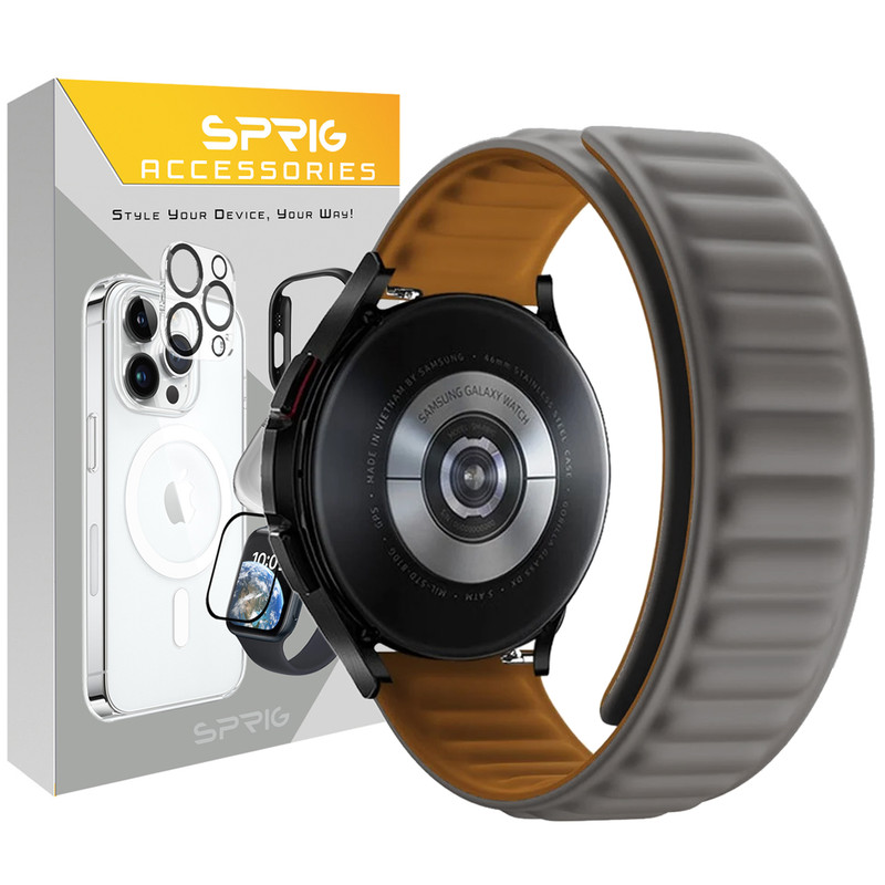 بند اسپریگ مدل Magnetic Loop مناسب برای ساعت هوشمند سامسونگ Galaxy 4/5/6 سایز 40/43/44/46/47 میلی متری