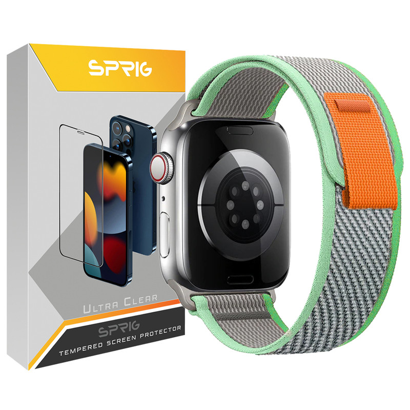 بند اسپریگ مدل Trail Loop مناسب برای اپل واچ 42 / 44 / 45 / 49 میلی متر