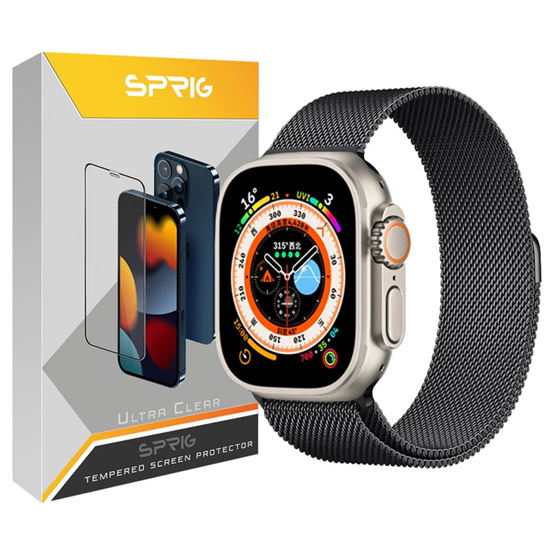 بند اسپریگ مدل Milanese مناسب برای اپل واچ Ultra 2