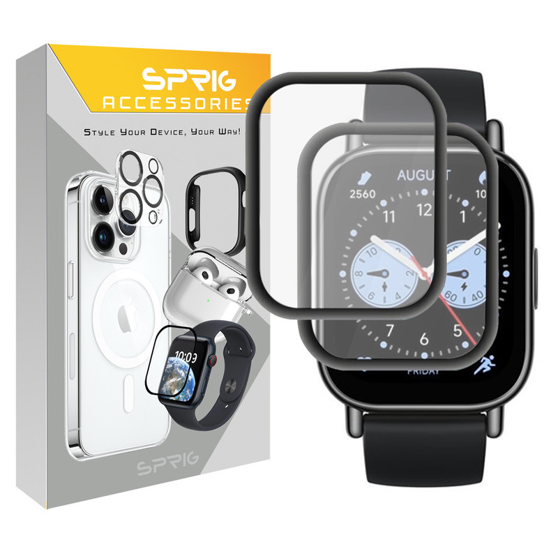 محافظ صفحه نمایش اسپریگ مدل Pmma-SPG مناسب برای ساعت هوشمند شیائومی Redmi Watch 5 Lite بسته دو عددی