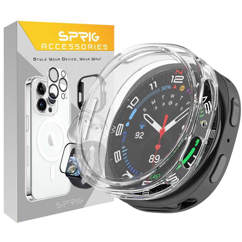 کاور اسپریگ مدل JellSP مناسب برای ساعت هوشمند سامسونگ Galaxy Watch 8 44mm