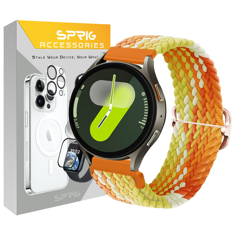 بند اسپریگ مدل Braided NewC مناسب برای ساعت هوشمند سامسونگ Galaxy Watch 7 44mm