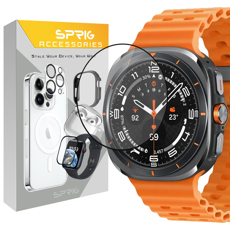 محافظ صفحه نمایش اسپریگ مدل Pmma-SPG مناسب برای ساعت هوشمند سامسونگ Galaxy Watch 7 Ultra 47mm