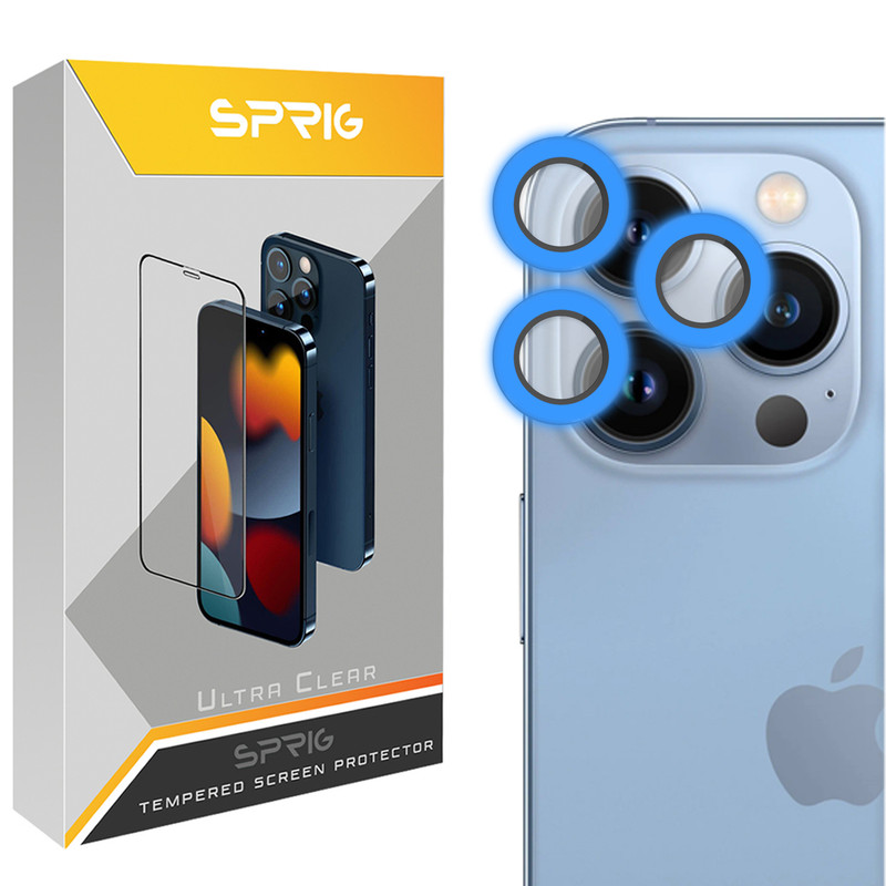 محافظ لنز دوربین اسپریگ مدل Luminous مناسب برای گوشی موبایل اپل Iphone 13 Pro / 13 Pro max