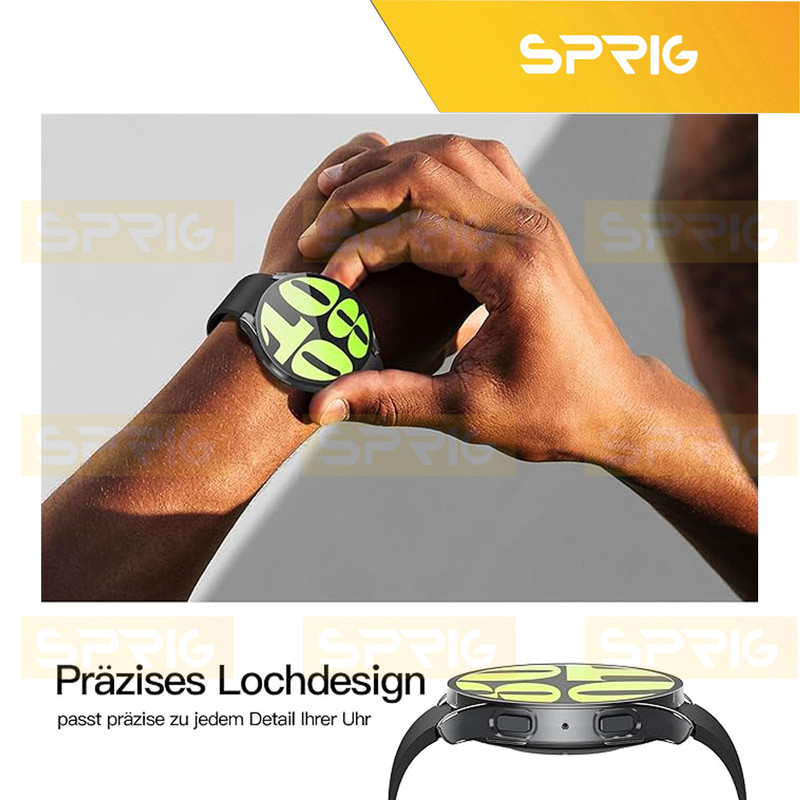 بند اسپریگ مدل PUFF PC مناسب برای ساعت هوشمند سامسونگ Galaxy Watch 6 44mm به همراه کاور