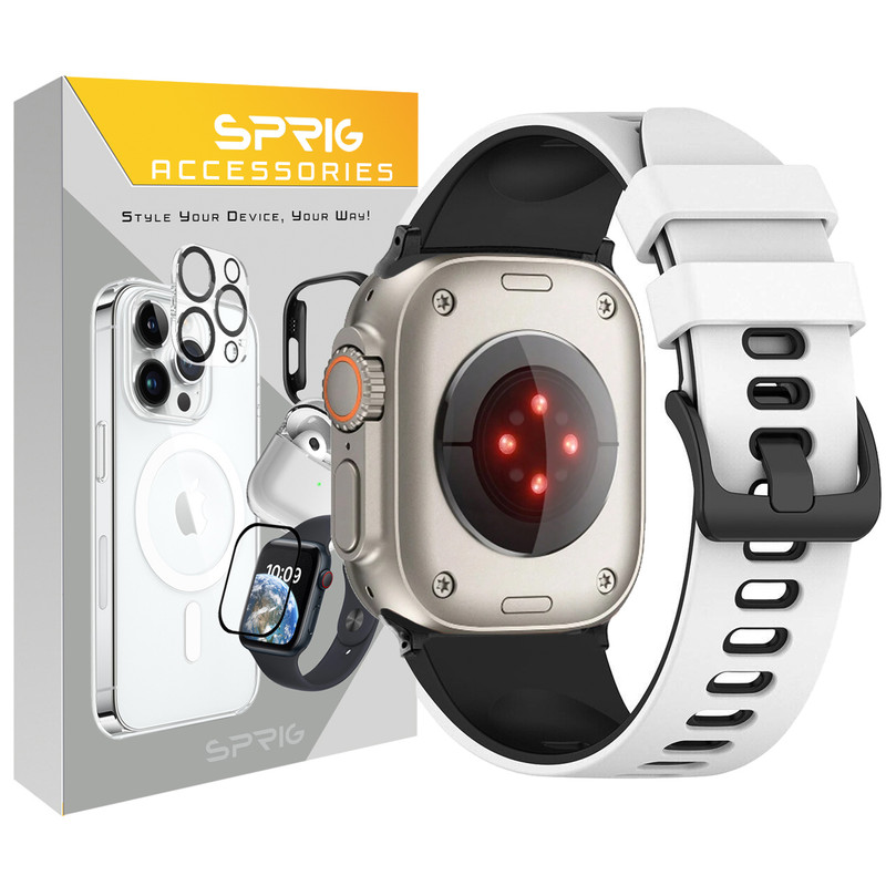 بند اسپریگ مدل Dual color Hike مناسب برای اپل واچ Ultra / Ultra 2 49mm