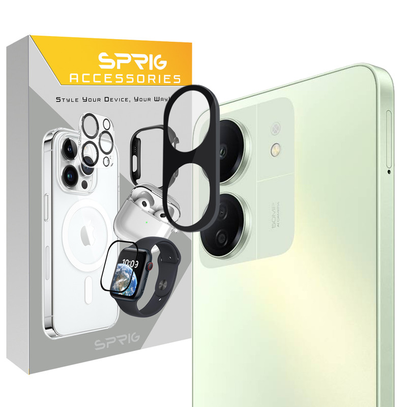 محافظ لنز دوربین اسپریگ مدل 3D-SP مناسب برای گوشی موبایل شیائومی Redmi 13C