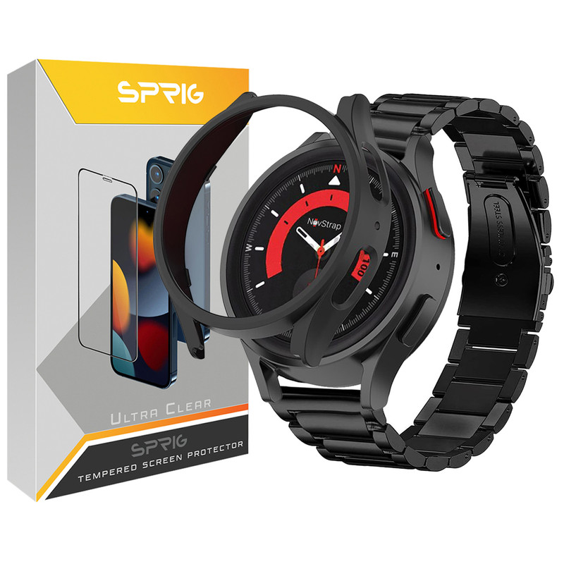 بند اسپریگ مدل 3Bid-Full Body protection مناسب برای ساعت هوشمند سامسونگ Galaxy Watch 5 pro 45mm